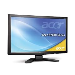 Acer X243Hbd 24 TFT Monitor VGA, DVI (Kontrastverh�ltnis dyn. 40000:1, Reaktionszeit 2ms) schwarz