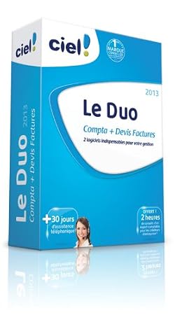 Le Duo Ciel 2013 (Ciel Compta 2013 + Ciel Devis Factures 2013) + 30 jours d'assistance téléphonique
