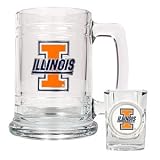 Illinois Fighting Illini Boilermaker Set NCAA College Athletics
