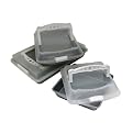 BakerEze Covered Bakeware Set White