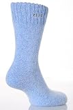 Ladies 1 Pair Elle Angora Chunky Cushioned Socks With Deep Ribbed Cuff