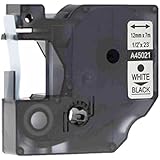 SuperInk 1PK White on Black Compatible for DYMO D1 45021 1/2 X 23'
