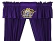 NCAA Louisiana State LSU Tigers - 5pc Jersey Drapes Curtains and Valance Set