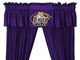 NCAA Louisiana State LSU Tigers - 5pc Jersey Drapes Curtains and Valance Set