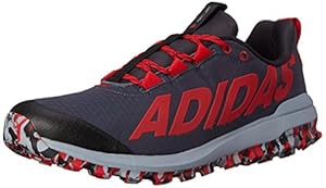 adidas Performance Men's Vigor 6 TR M Running Shoe,Black/Red/Light Grey,11 M US