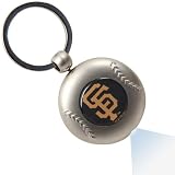 MLB San Francisco Giants Silver Baseball Flashlight Keychain