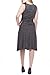 Rekucci Women's Slimming Sleeveless Fit-and-Flare Tummy Control Dress