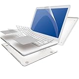 ELECOM MacBook Unibody用シールド5点セット(ハードケース、液晶保護フィルム、リストシート、タッチパッドフィルム、キーボードカバー) SC-STAMBU