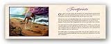 Footprints (Male) - Statement by Lester J. Kern 36x12 Art Print Poster