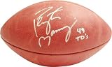 Peyton Manning Autographed Football with 49 TDs Inscription