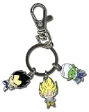 Dragon Ball Z Goku Vegeta & Piccolo Metal Keychain