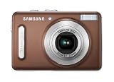 Samsung L310W Digitalkamera (13,6 Megapixel, 28-mm-Weitwinkelzoom, 2,7 Display) braun