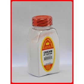 CREAM OF TARTAR FRESHLY PACKED IN LARGE JARS, spices, herbs, seasonings