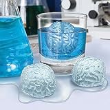 Fun Freeze Brain Shaped Ice Cube Tray Makes 4 Cubes