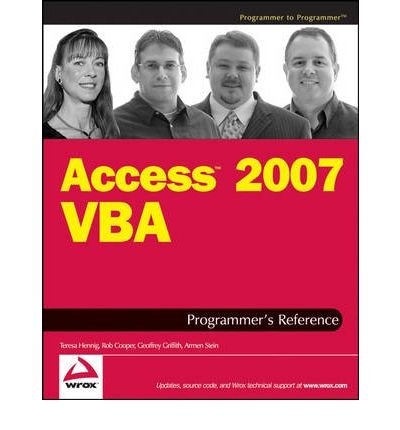 [(Access 2007 VBA Programmer's Reference )] [Author: Teresa Hennig] [May-2007]