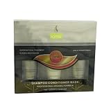 Iso Beauty Ionix Supernatural Hair Nurturing Set Shampoo, Conditioner, & Moisturizing Hair Treatment Mask