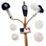 MLB San Diego Padres Navy Blue Team Logo Helmet Earbud Headphones