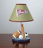 CoCaLo Sports Fan Lamp Base and Shade