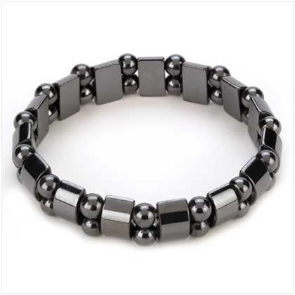 Hematite Black Pearl Bracelet Hematite Metal Magnetic Therapy Bracelets for Arthritis Pain Releif and Sports Related