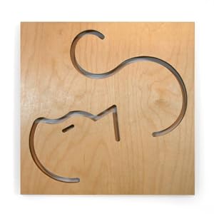 Spot On Square Ray The Cat Wall Art, Birch