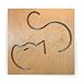 Spot On Square Ray The Cat Wall Art, Birch