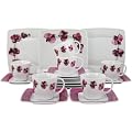Creatable 123450 Kaffeeservice Victoria Orchidee, 18-teilig, lila