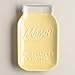 Mason Jar Ceramic Spoon Rest - Yellow