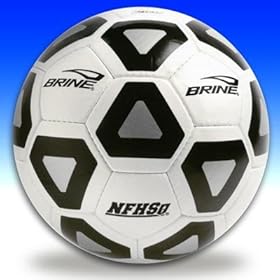 BRINE SBVOR2 BK/WH SIZE 5 PU COVER VORACITY SOCCERBALL NFHS