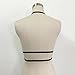 Mallcat Women Alluring Harness Bandage Hollow Out Bustier