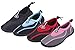 Womens Water Shoes Aqua Socks Pool Beach ,Yoga,Dance and Exercise 4 Colors,9 B(M) US,Black-2907