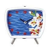 Tropical Talking Clock Ocean White