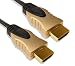 Ultimate 1 Metre Gold Metal Plug HDMI 19PIN - HDMI 19 PIN OFC Shielded Lead (1M Cable)