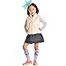 Angelina 6 Pairs Girls Knee High Socks with Non-Skid Bottom #3103