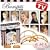 Big Happie Hair Bumpits Hair Volumizing Inserts (Set of 5) - Brown