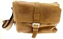 Genuine Leather Brown Hunter Messenger Bag by Neptune Giftware