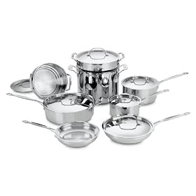 Cuisinart Chef's Classic Stainless-Steel 14-Piece Cookware Set