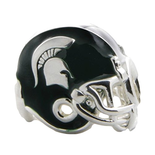 Michigan Wolverines 3-D Football Helmet Bead Charm - Fits Pandora & Others