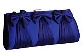 EyeCatchBags - Allure Ladies Prom Wedding Bridal Party Evening Clutch Bag Handbag Royal Blue