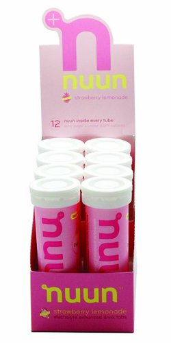 Nuun Active Hydration Strawberry Lemonade, 8 Tubes - 12 Tabs