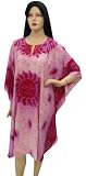 Elegant SUN PRINT Caftan Tunic Cover up Kaftan