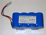 High Capacity 7.2V NiMH Battery Pack for Euro-Pro Shark Cordless Sweeper V1950 VX3 Replacing XB1918