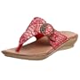 Fly Flot Women's Thrill Thong Sandal,Red,40 EU (US Women's 9-9.5 M)