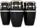 Latin Percussion LP259X-1 Original Fiberglass Conga, Black 11.75 Inches