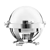 Walco Satellite Round 6 Quart Chafer All Stainless Look