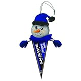 Pack of 3 NFL Baltimore Ravens Lighted Snowman Pennant Christmas Ornaments 5"