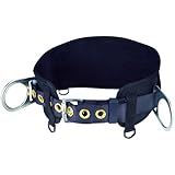 Protecta PRO, 1091014 Body Belt With Hip Pad, 2 D-Rings, Medium/Large, Black