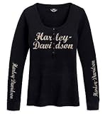 Harley-Davidson® Women's Henley Tee Shirt. Graphics....
