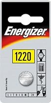 Energizer CR1220 3v Lithium Coin Cell battery