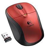 Logitech Wireless Mouse M305 (Crimson Red)