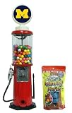 Michigan Wolverines New Retro Gas Pump Gumball Machine